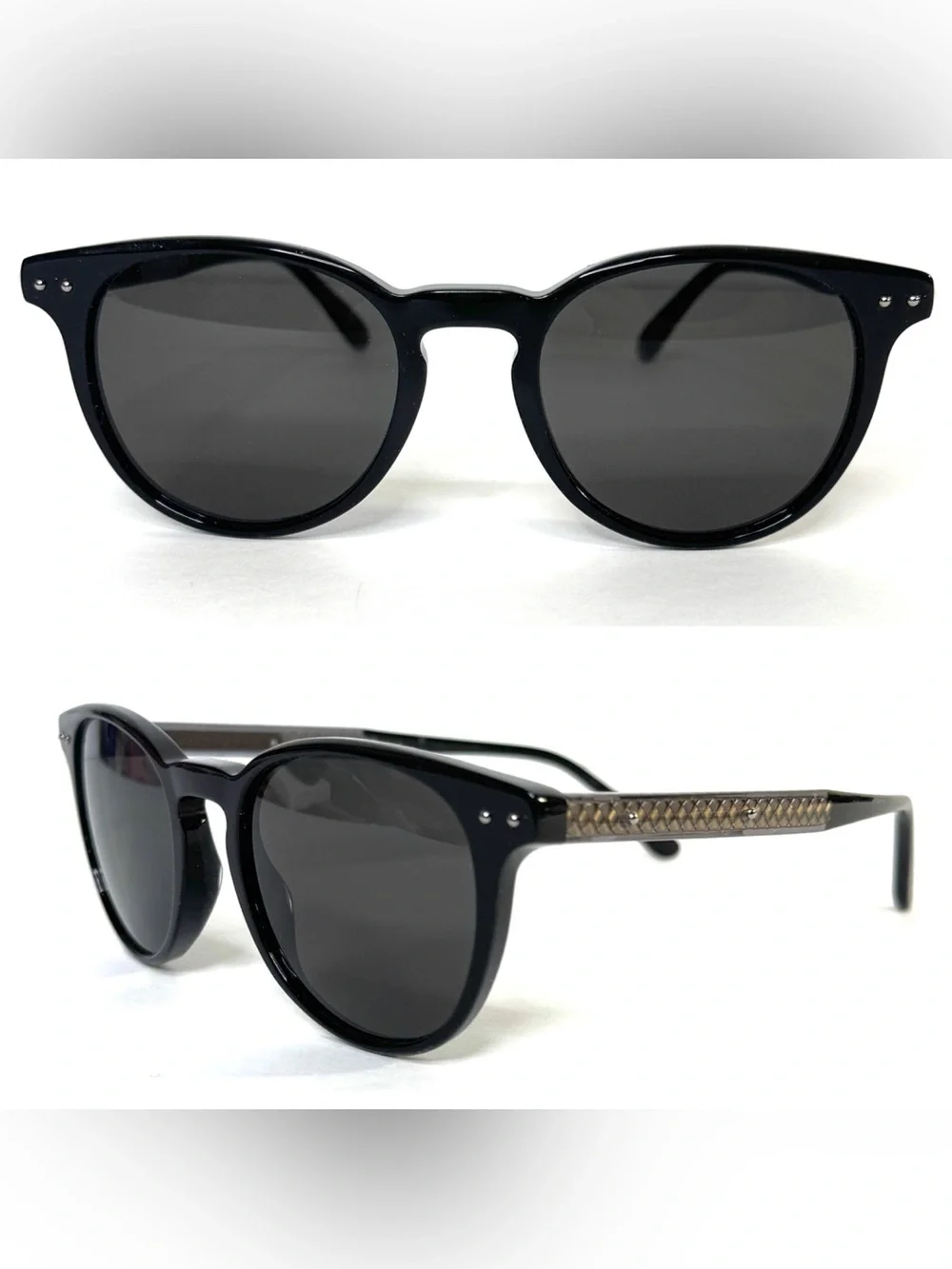NEW BOTTEGA VENETA BV0128SA Black Sunglasses Made In Italy Rare